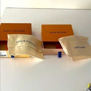 Louis Vuitton Tan and Brown Packaging Set